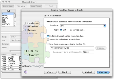 Free odbc driver for mac os x excel download