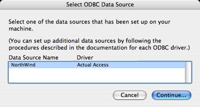 select data source